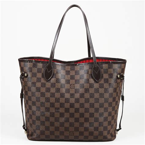 authentic lv neverfull damier ebene|damier Neverfull mm price.